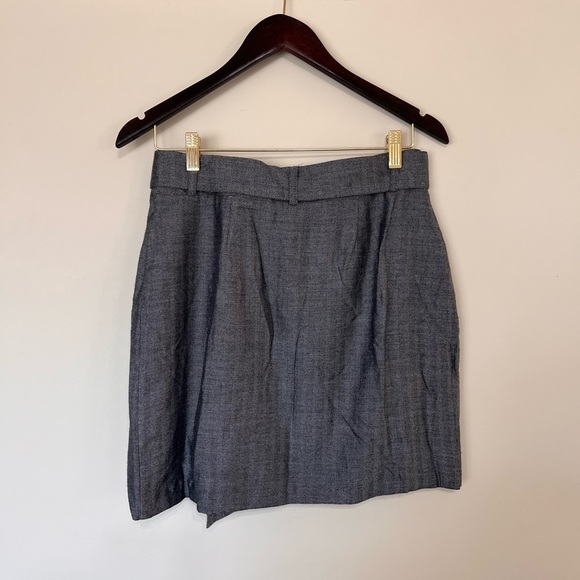 NEW Mango MNG Casual Gray Button Mini A Line Skirt | Size XS - Picture 6 of 8